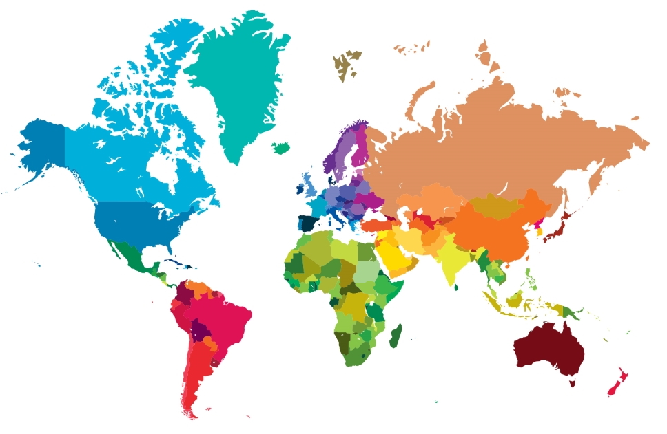 World Map Salvation Army